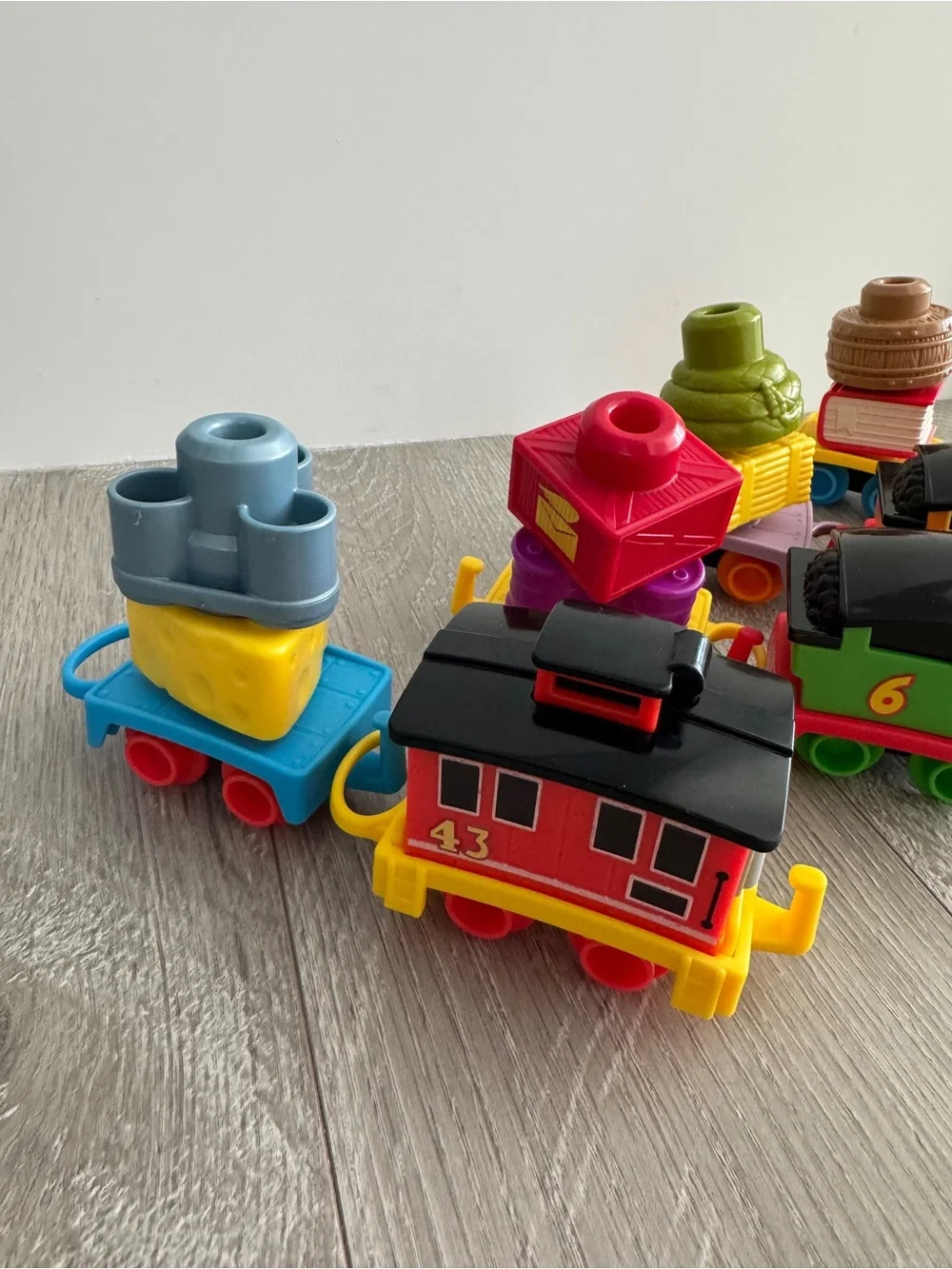 Thomas & Friends Toddler Toy My First Thomas Push-Along Trains Stacking Cargo